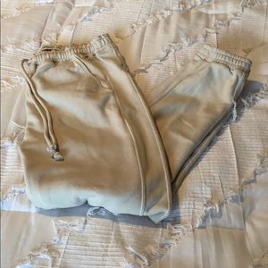 Beige Joggers